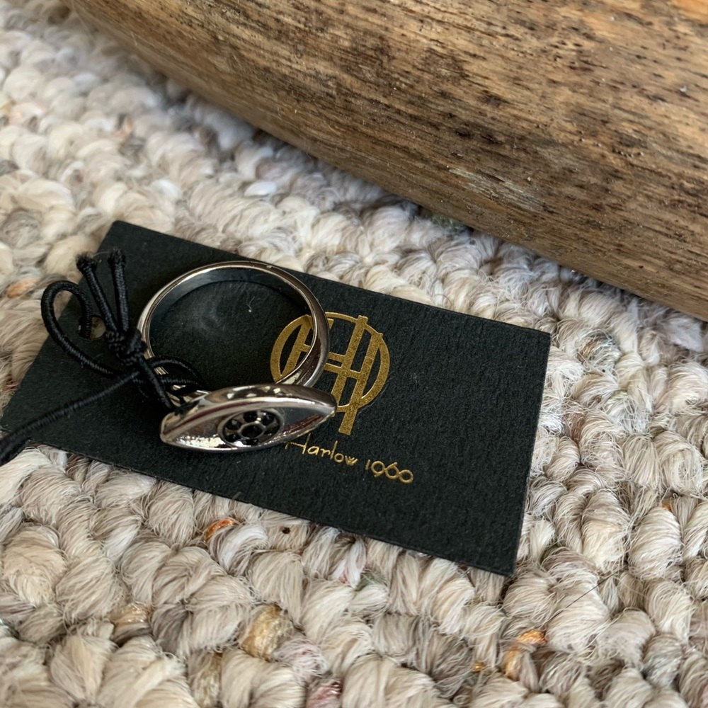 House of Harlow 1960 Evil Eye Ring